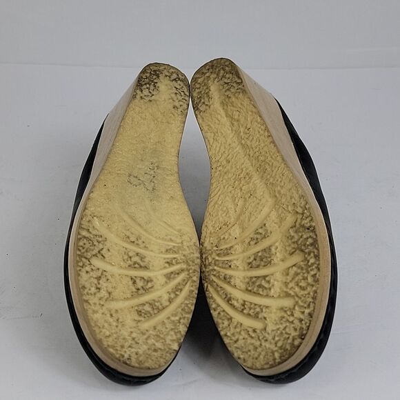 No. 6 Black New School Wedge Clog -Women's - Picture 10 of 13